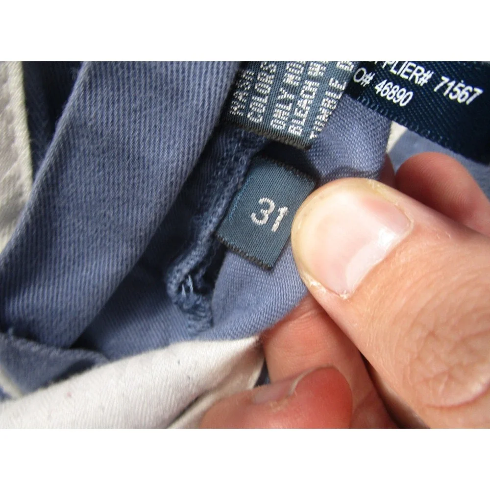 Polo Ralph Lauren Shorts Mens 31 Blue All Over Print Chino Pockets Preppy‎